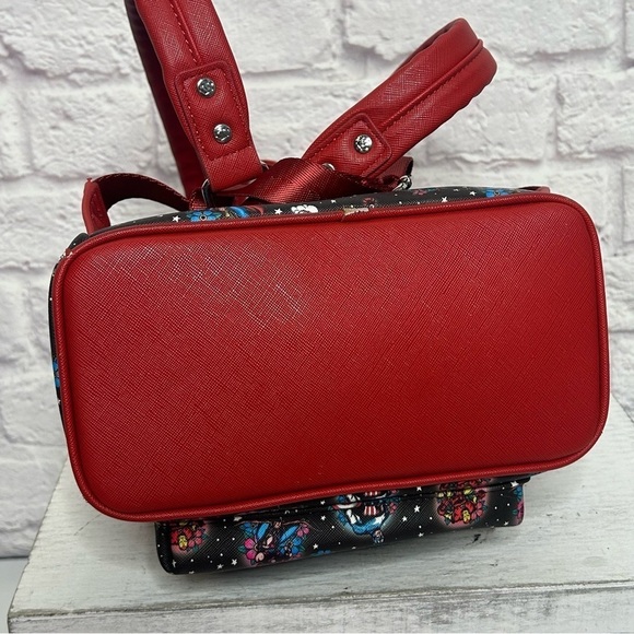 Loungefly Marvel Avengers Floral Tattoo Mini Backpack - Picture 12 of 13